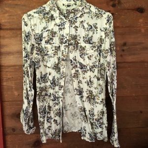 Floral Button Down Shirt